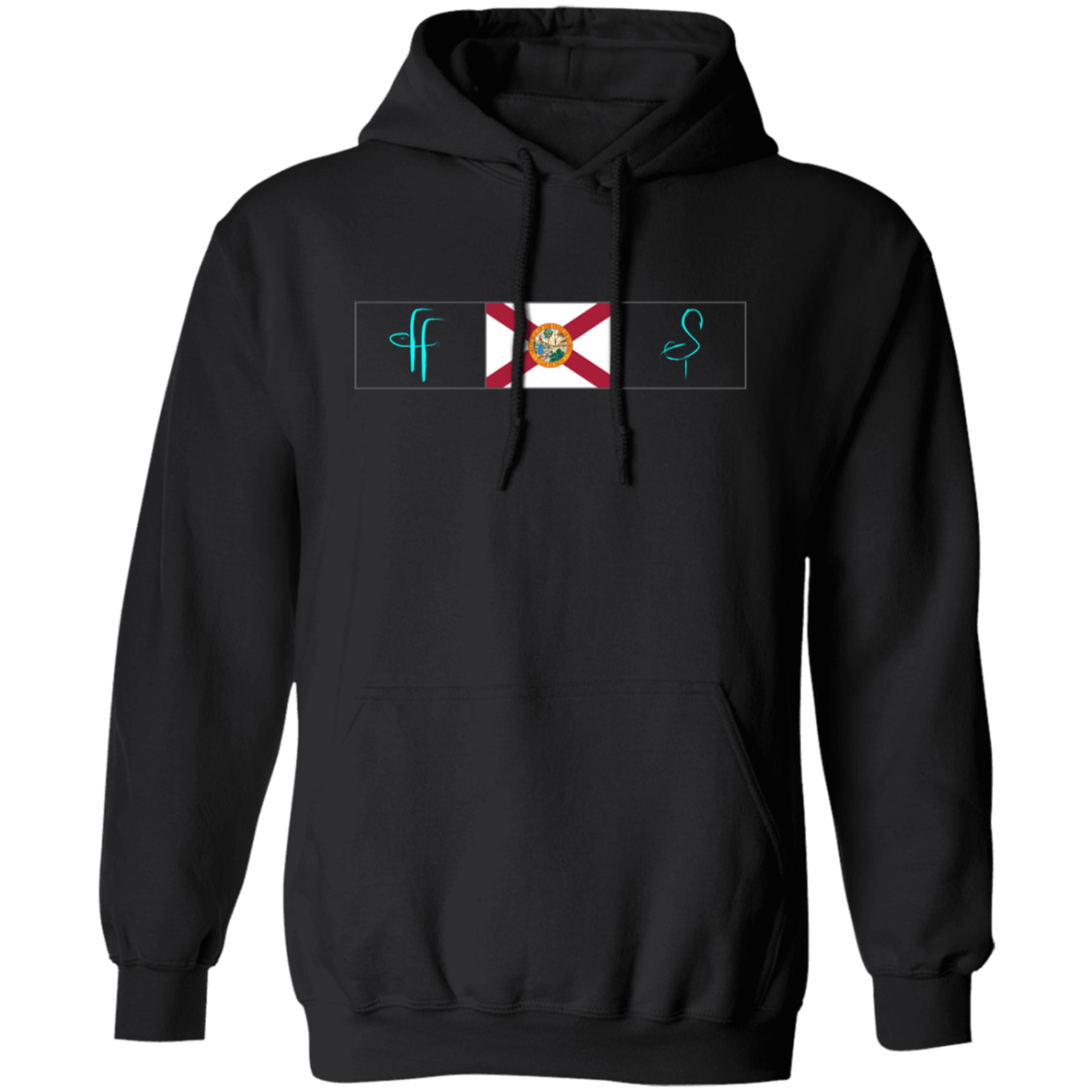 G185 State Of Florida FF/Flamingo Pullover Hoodie