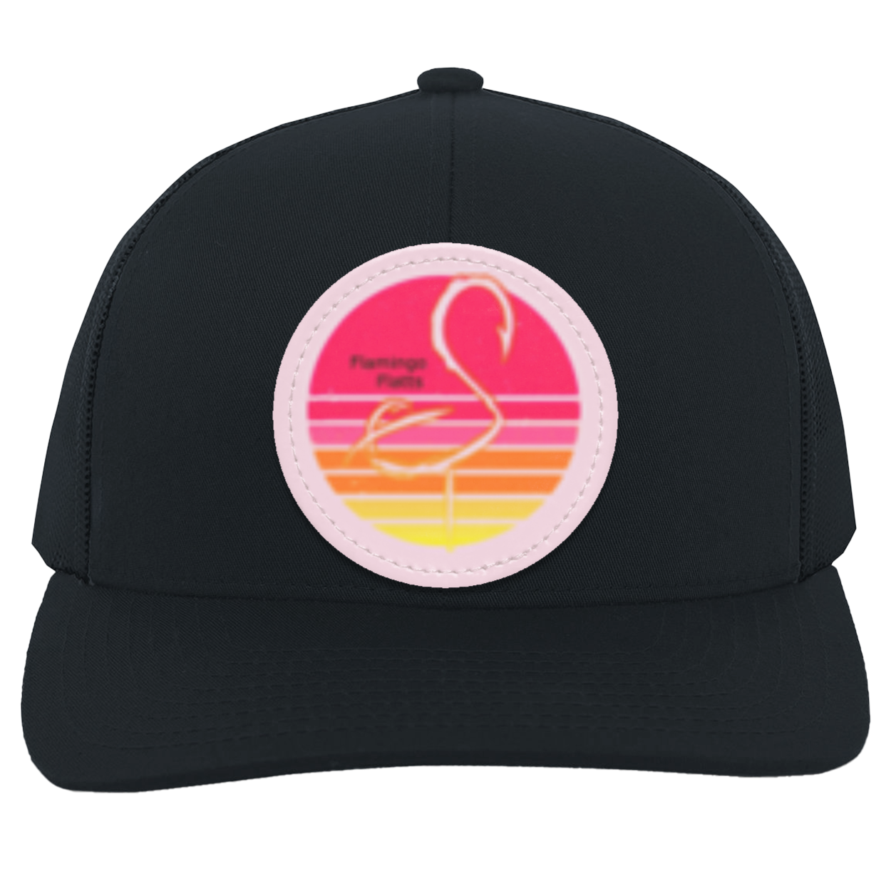 104C Retro Sunset Trucker Snap Back - Patch