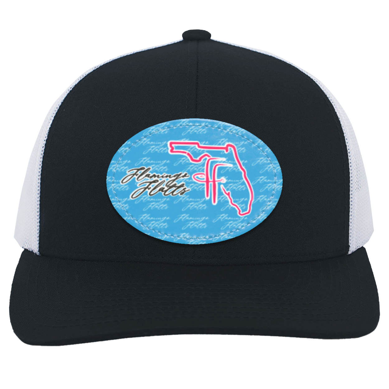 104C Flamingo Flatts Coastal  Trucker Snap Back - Patch