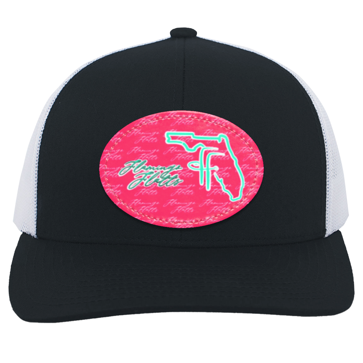 104C Flamingo Flatts Coastal Trucker Snap Back - Patch