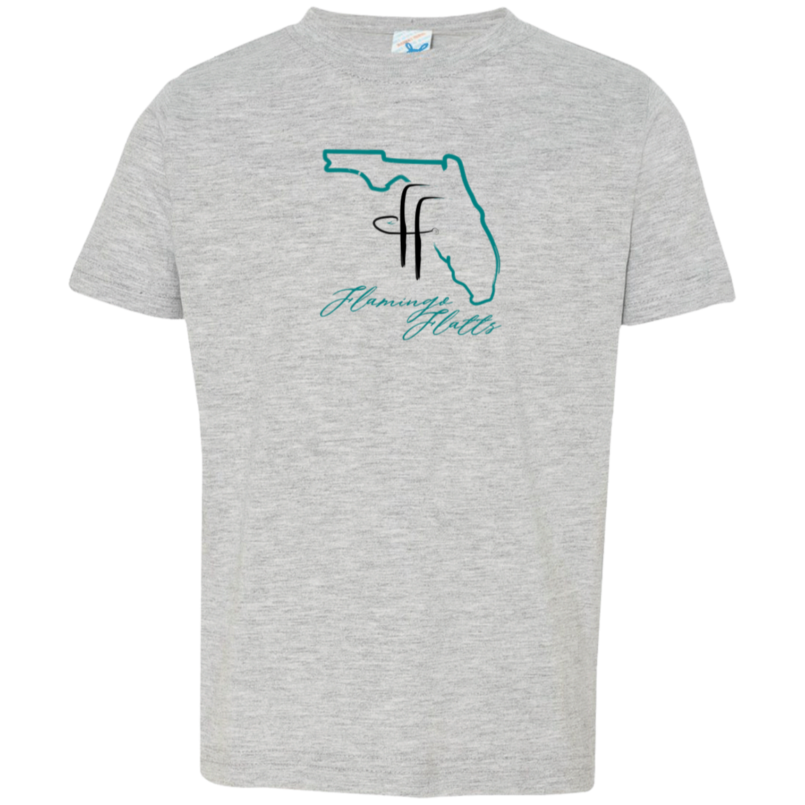 3321 Toddler Flamingo Flatts Coastal Jersey T-Shirt