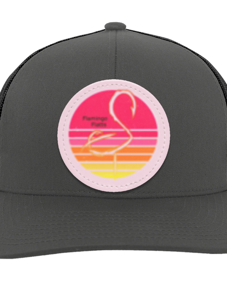 104C Retro Sunset Trucker Snap Back - Patch