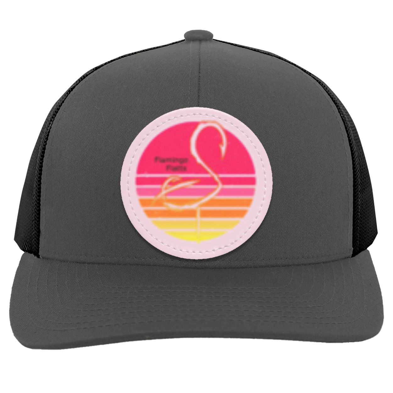 104C Retro Sunset Trucker Snap Back - Patch