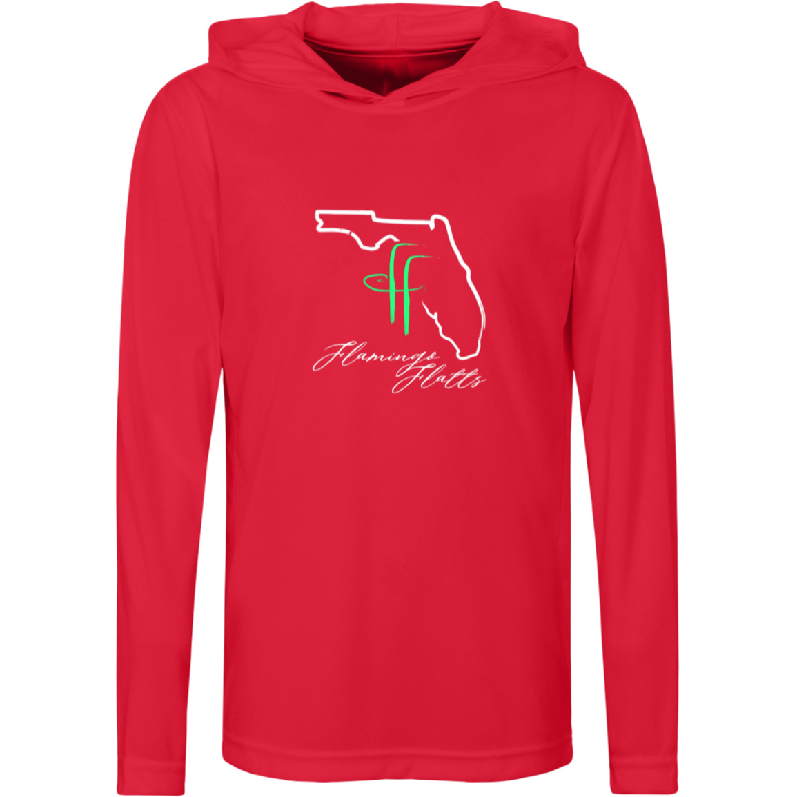 TT41Y Team 365 Kids Flamingo Flatts Coastal Zone Hooded Tee