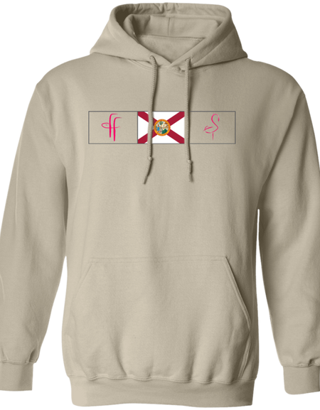 G185 Ladies' Florida Flag FF/Flaming0 Pullover Hoodie