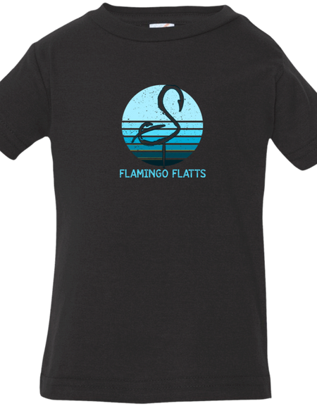 3322 Flamingo Flatts Retro Sunset Infant Jersey T-Shirt