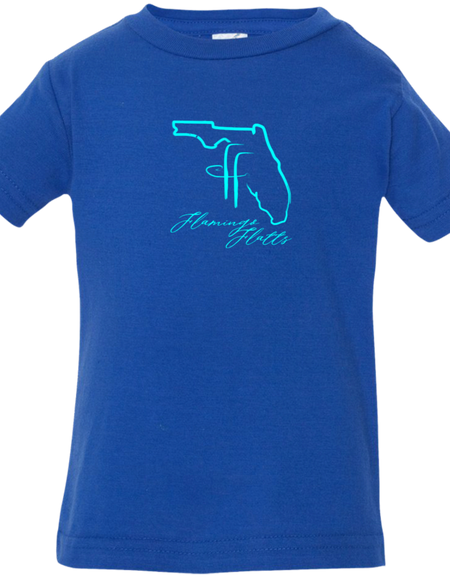3322 Infant Flamingo Flatts Coastal Jersey T-Shirt