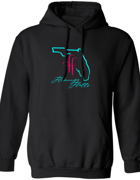 G185 Ladies Flamingo Flatts Coastal Pullover Hoodie