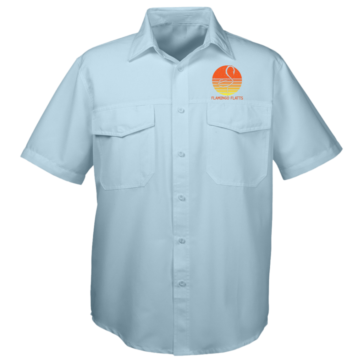 M580 Harriton Mens Key West Short Sleeve Staff Shirt