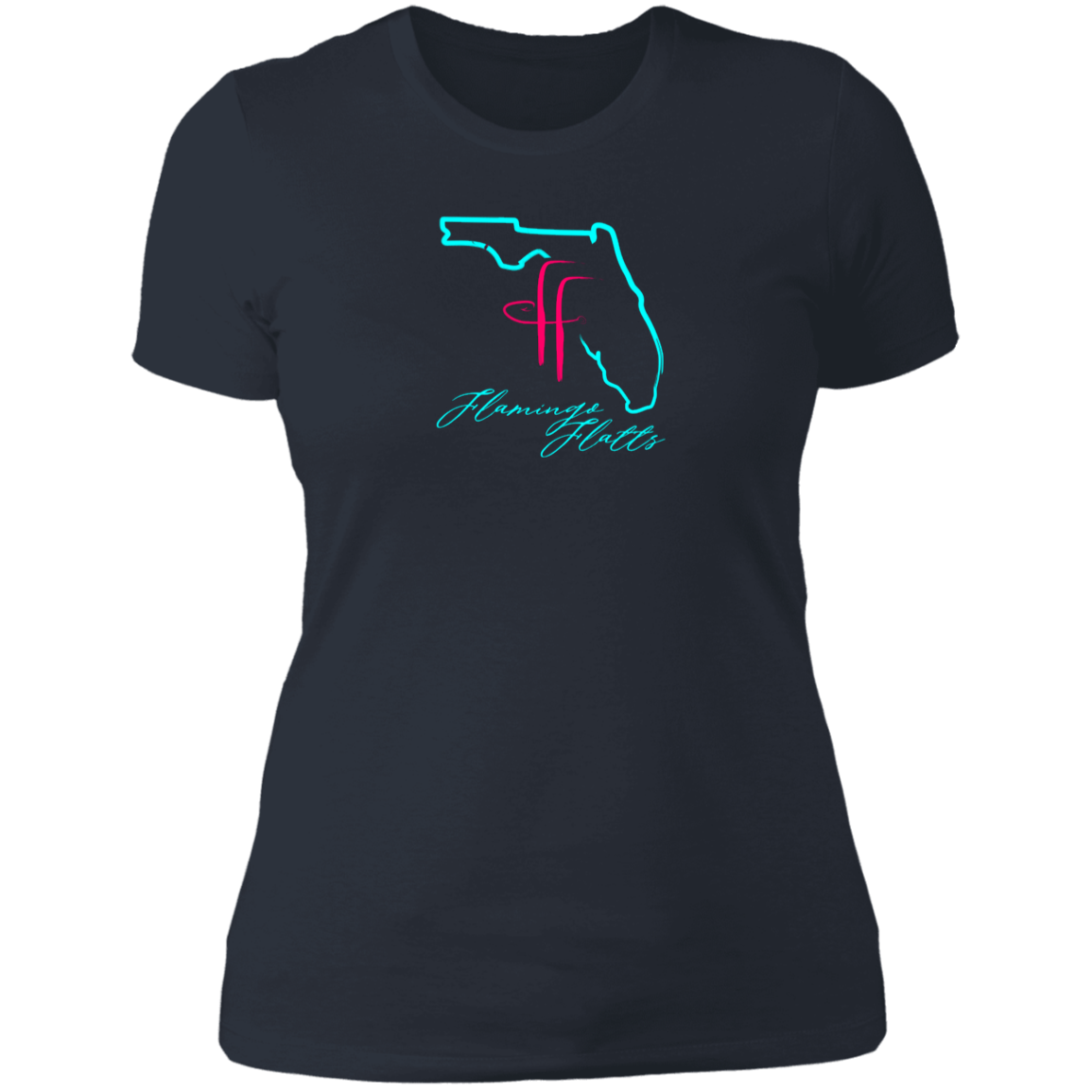 NL3900 Ladies' Flamingo Flatts Coastal Boyfriend T-Shirt