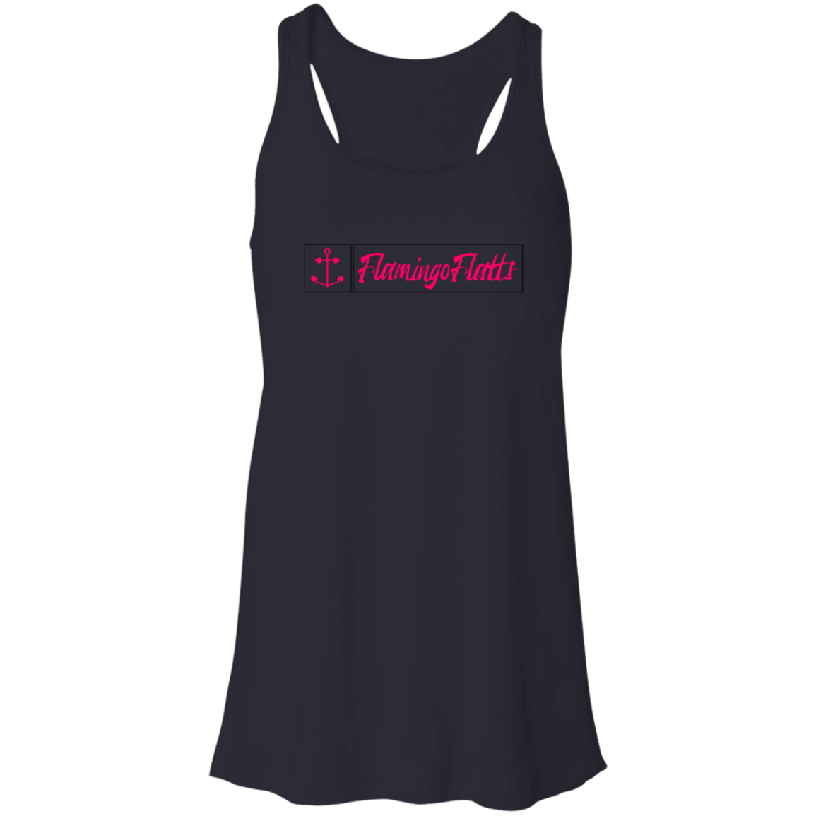 B8800 Ladies' Flamingo Flatts Newport Coastal Flowy Racerback Tank