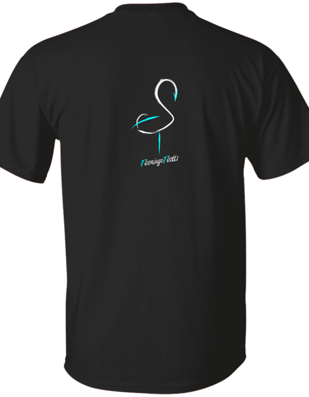 G500 5.3 oz. Men's FF/Flamingo Front/Back T-Shirt