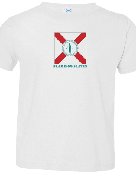 3321 Toddler Flamingo Flatts Flag  Jersey T-Shirt