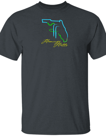 G500 Ladies Flamingo Flatts Coastal Tri-Color 5.3 oz. T-Shirt