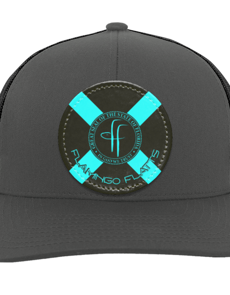104C Flamingo Flatts Flag Trucker Snap Back - Patch