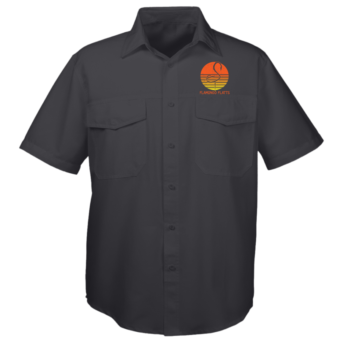 M580 Harriton Mens Key West Short Sleeve Staff Shirt