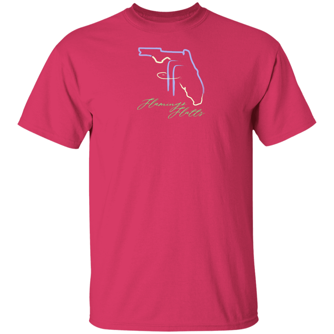 G500 Men's Flamingo Flatts Coastal Tri-Color 5.3 oz. T-Shirt