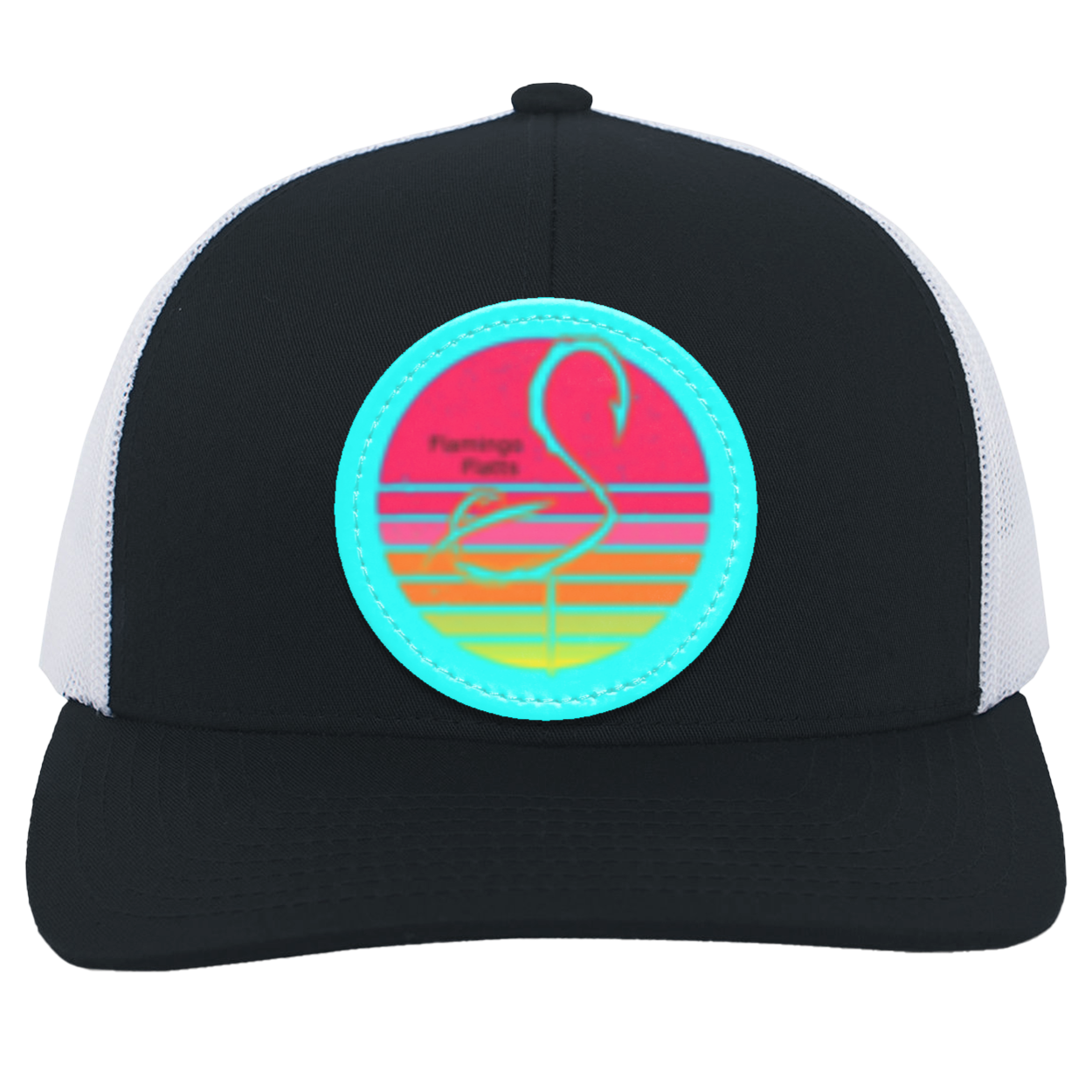 104C Retro Sunset Trucker Snap Back - Patch