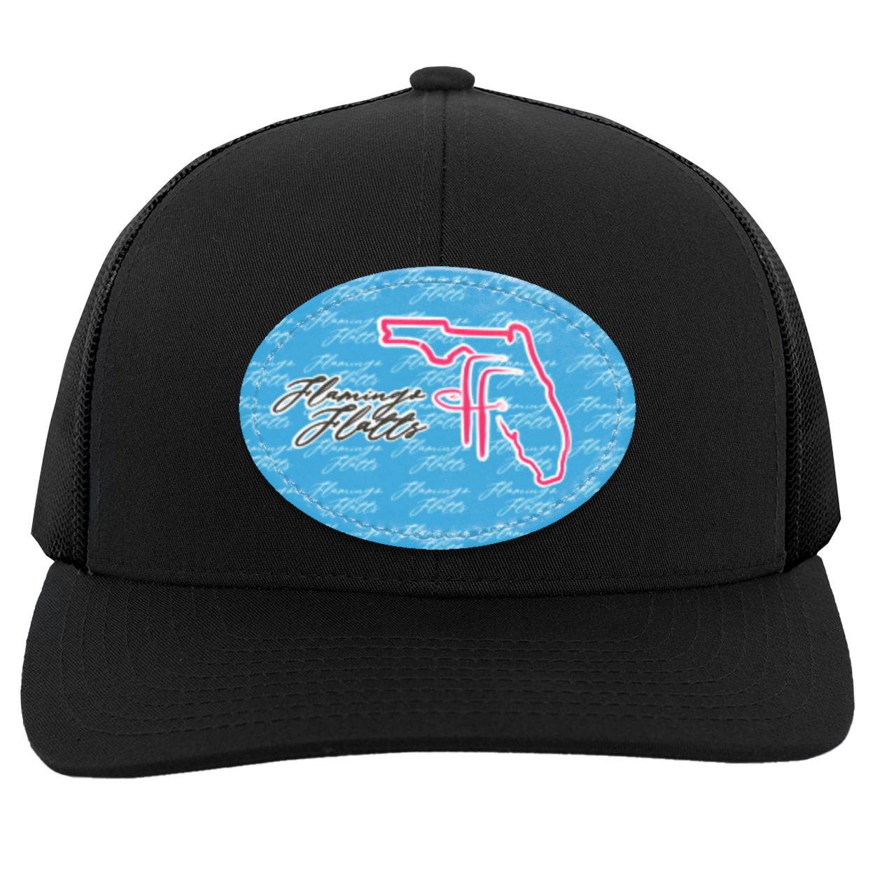 104C Flamingo Flatts Coastal  Trucker Snap Back - Patch