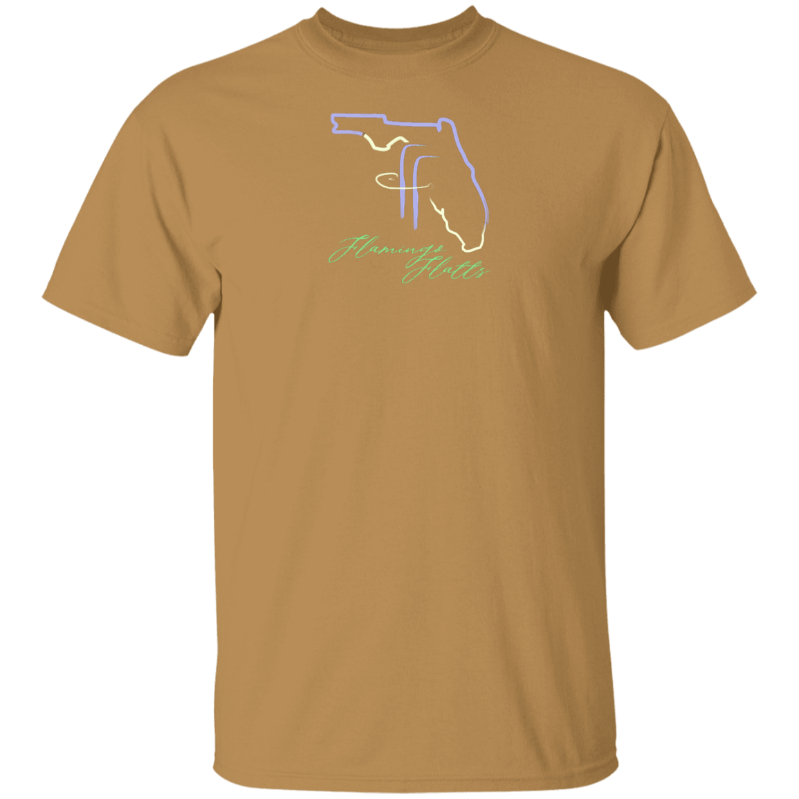 G500 Men's Flamingo Flatts Coastal Tri-Color 5.3 oz. T-Shirt