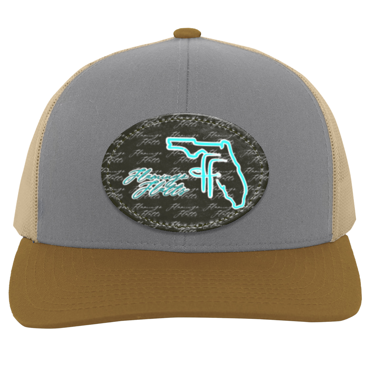 104C Flamingo Flatts Coastal Trucker Snap Back - Patch