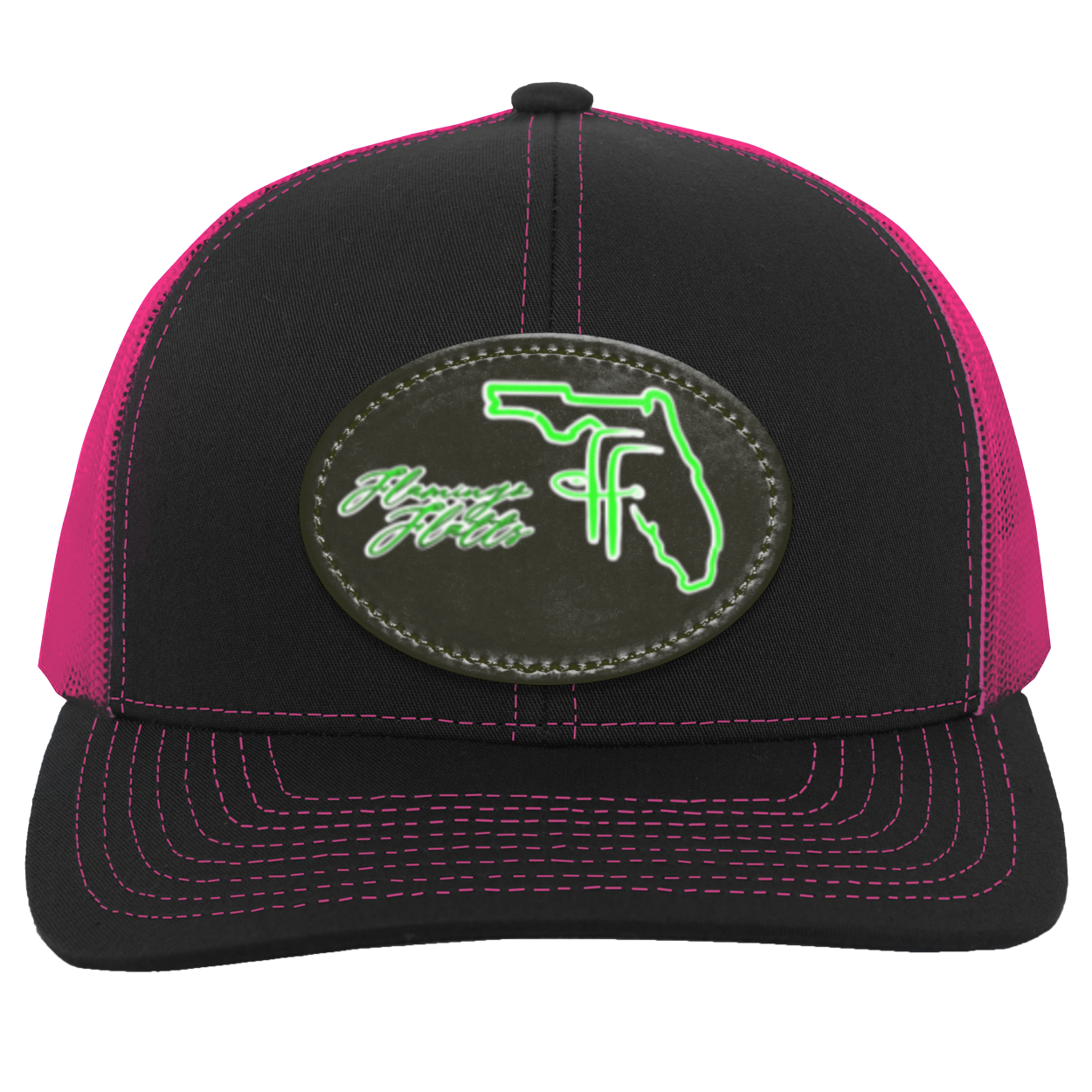 104C Flamingo Flatts Coastal Trucker Snap Back - Patch