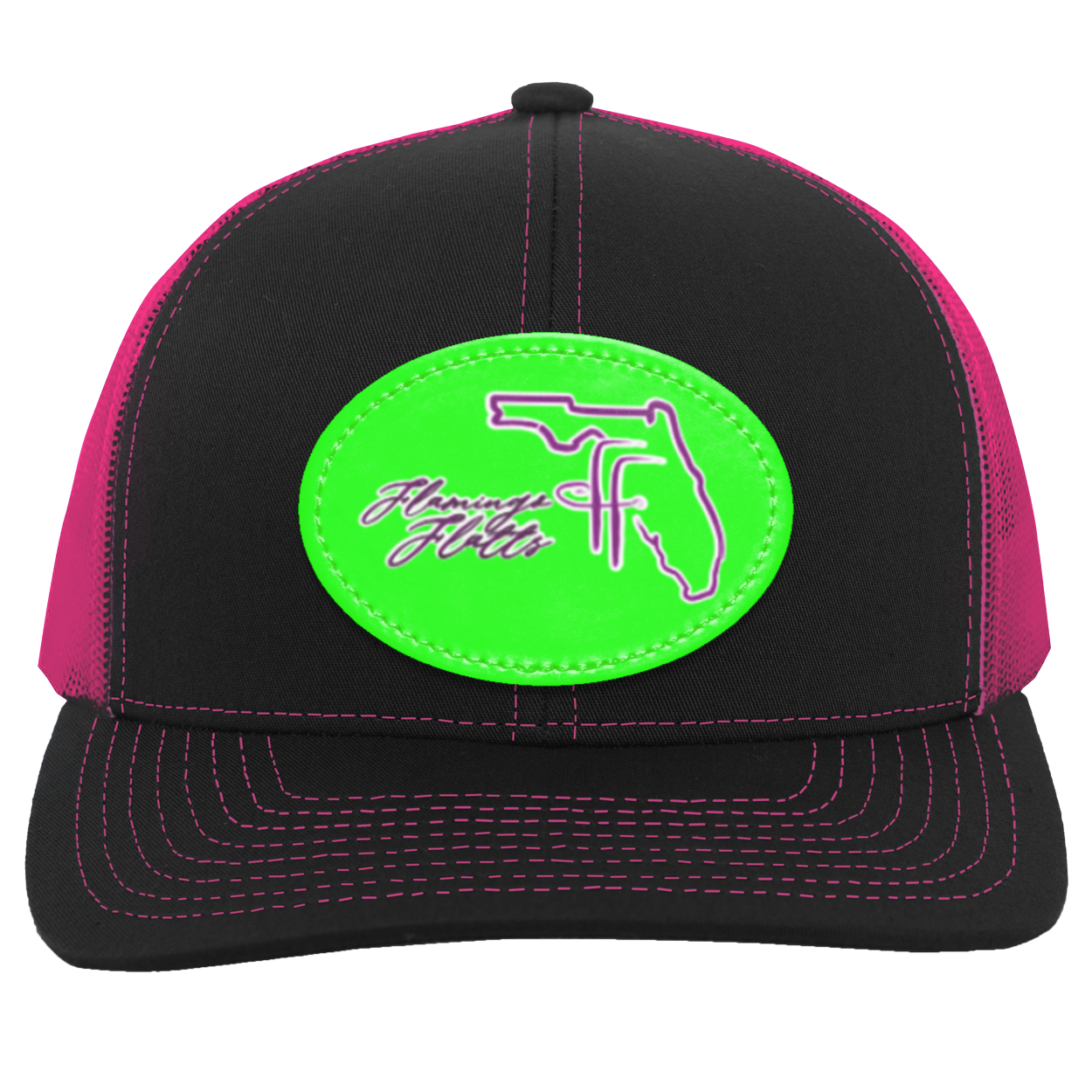 104C Flamingo Flatts Coastal Trucker Snap Back - Patch