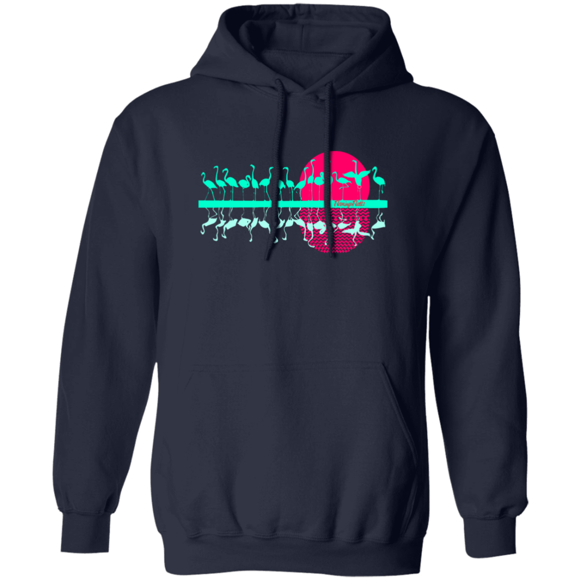 G185 Ladies Flamingo Flatts Sunset Pullover Hoodie