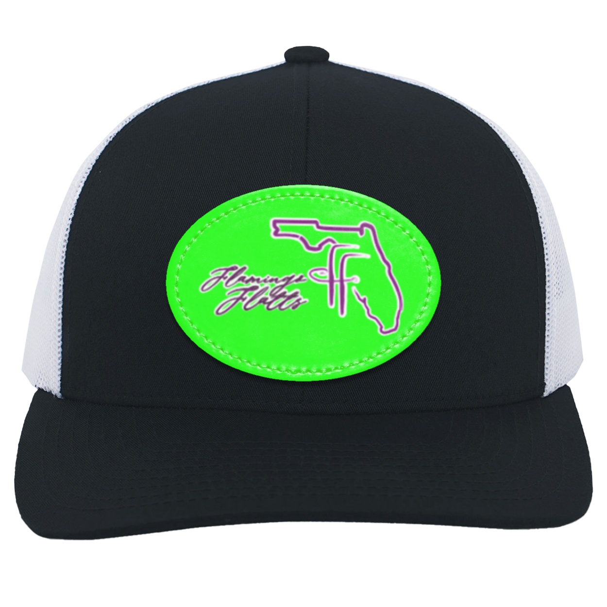 104C Flamingo Flatts Coastal Trucker Snap Back - Patch