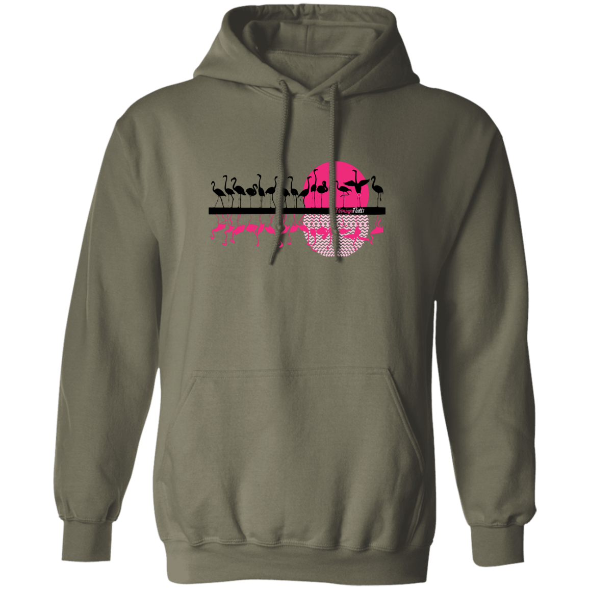 G185 Flamingo Flatts Sunset Pullover Hoodie