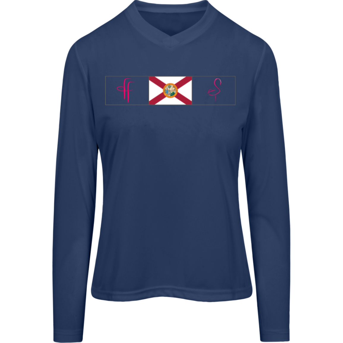 TT11WL Team 365 Womens State Of Florida Zone Long Sleeve Tee