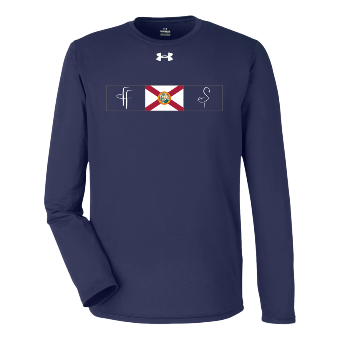 1376843 Under Armour Team Tech Flamingo Flatts State Of Florida Long Sleeve Tee