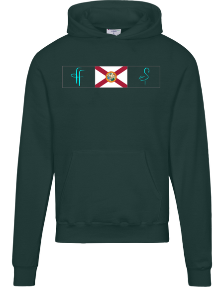 S700 Champion Mens FF/Flamingo Flatts State Flag Powerblend Hoodie