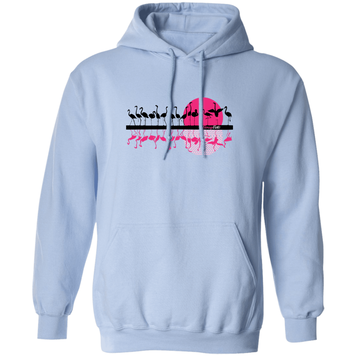 G185 Flamingo Flatts Sunset Pullover Hoodie