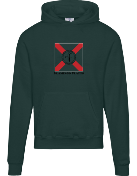 S700 Champion Mens Flamingo Flatts Flag Powerblend Hoodie