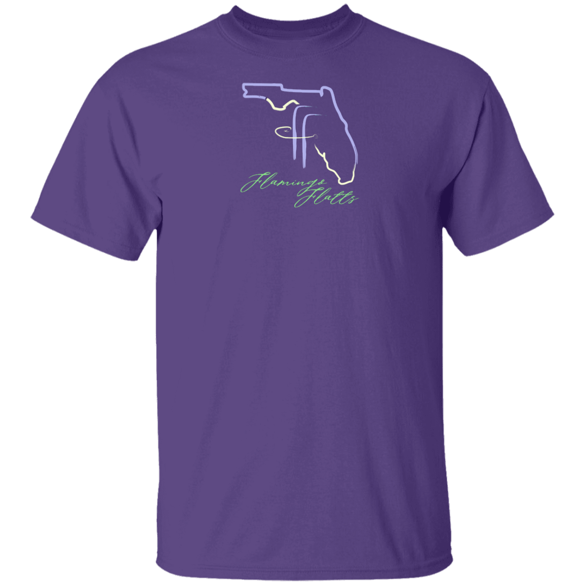 G500 Men's Flamingo Flatts Coastal Tri-Color 5.3 oz. T-Shirt