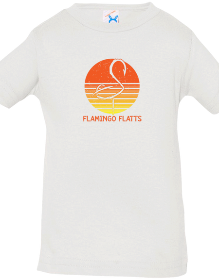 3322 Infant Flamingo Flatts Retro Sunset Jersey T-Shirt