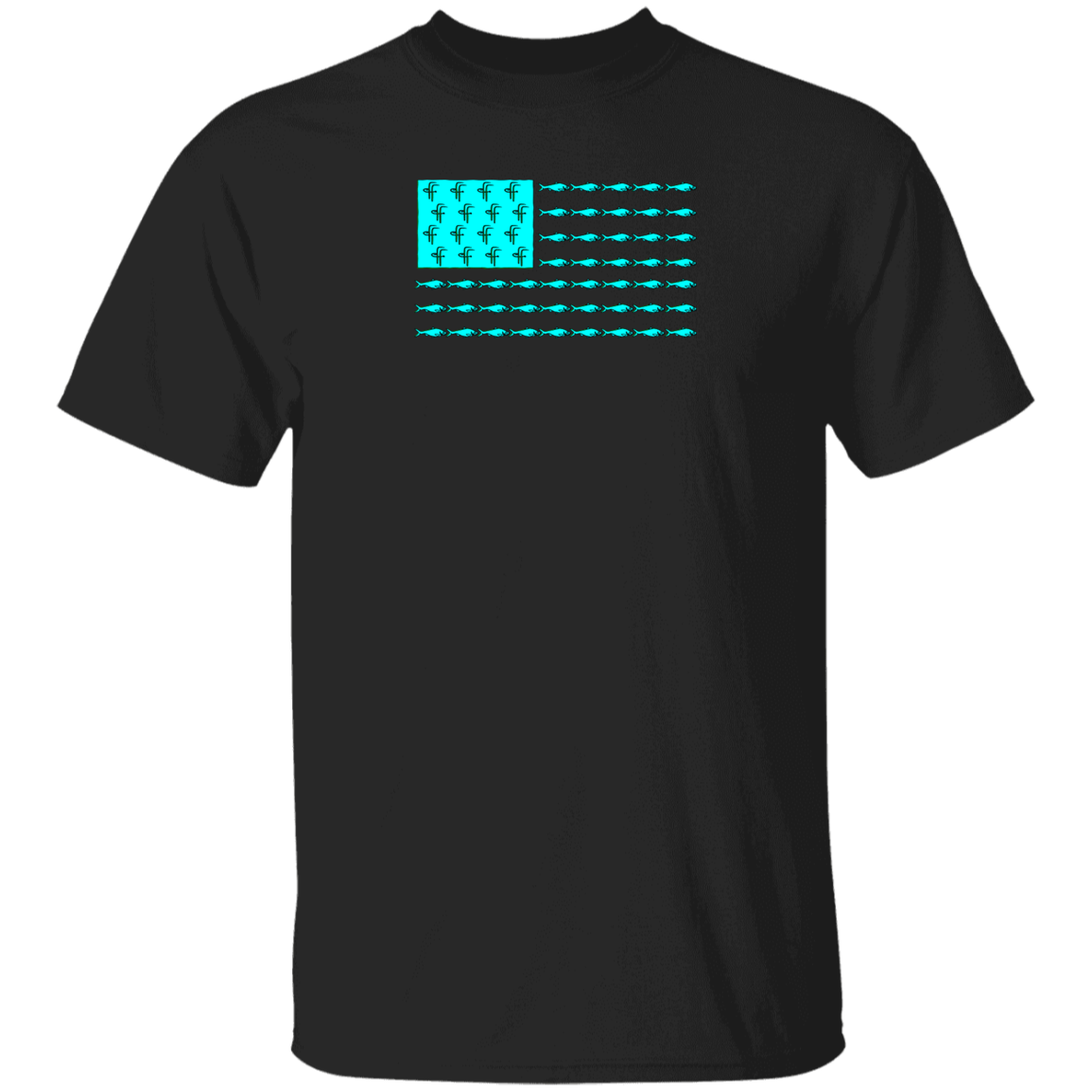 G500 5.3 oz. Men's Fish Flag T-Shirt