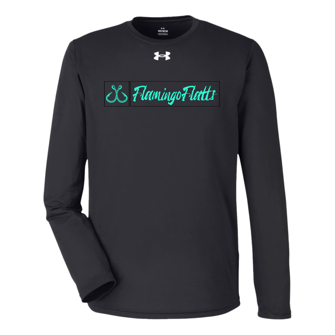 1376843 Under Armour Team Flamingo Flatts Coastal Fishing Tech Long Sleeve Tee