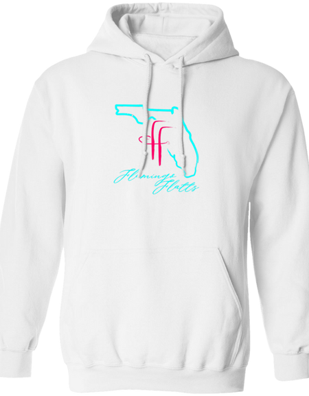 G185 Ladies Flamingo Flatts Coastal Pullover Hoodie