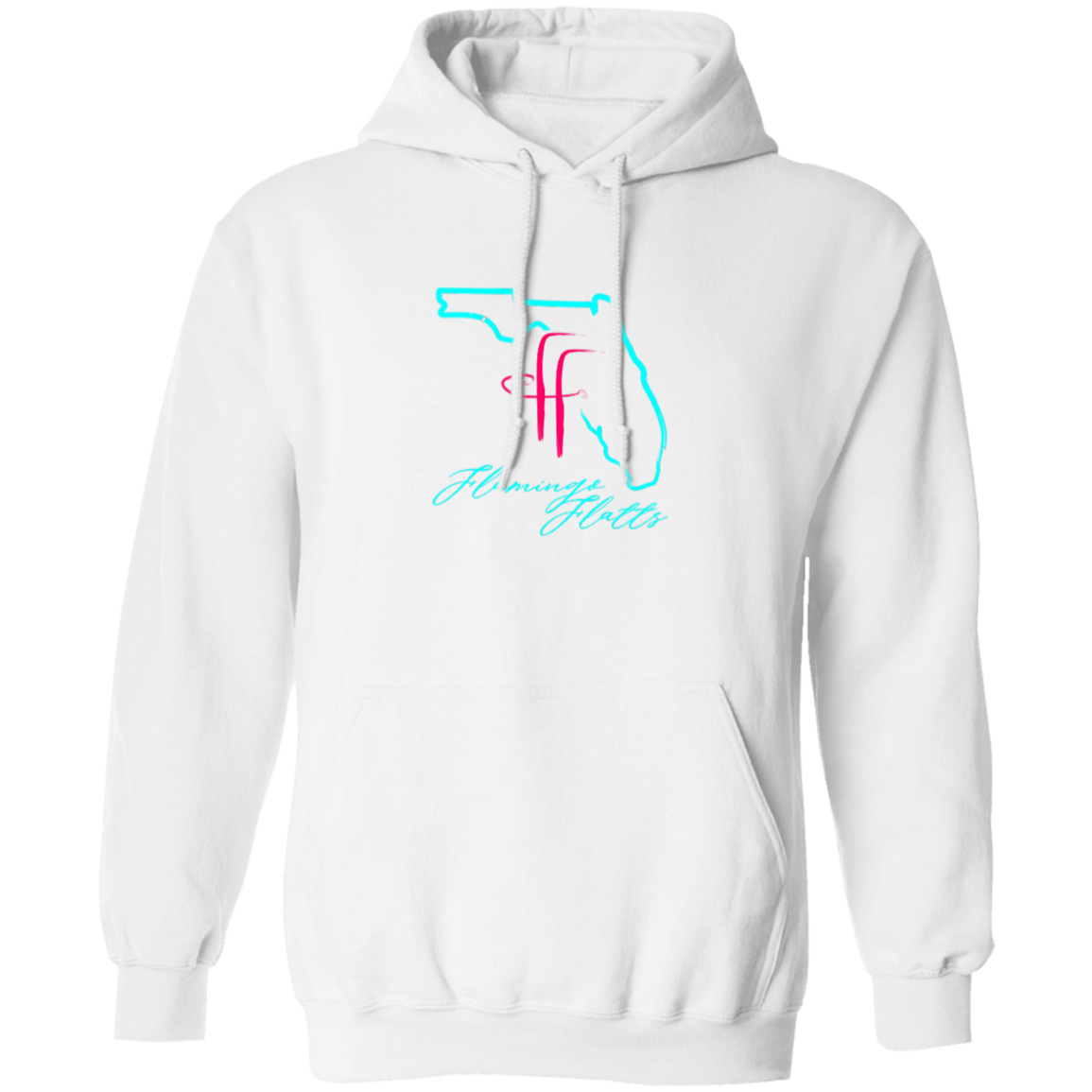 G185 Ladies Flamingo Flatts Coastal Pullover Hoodie