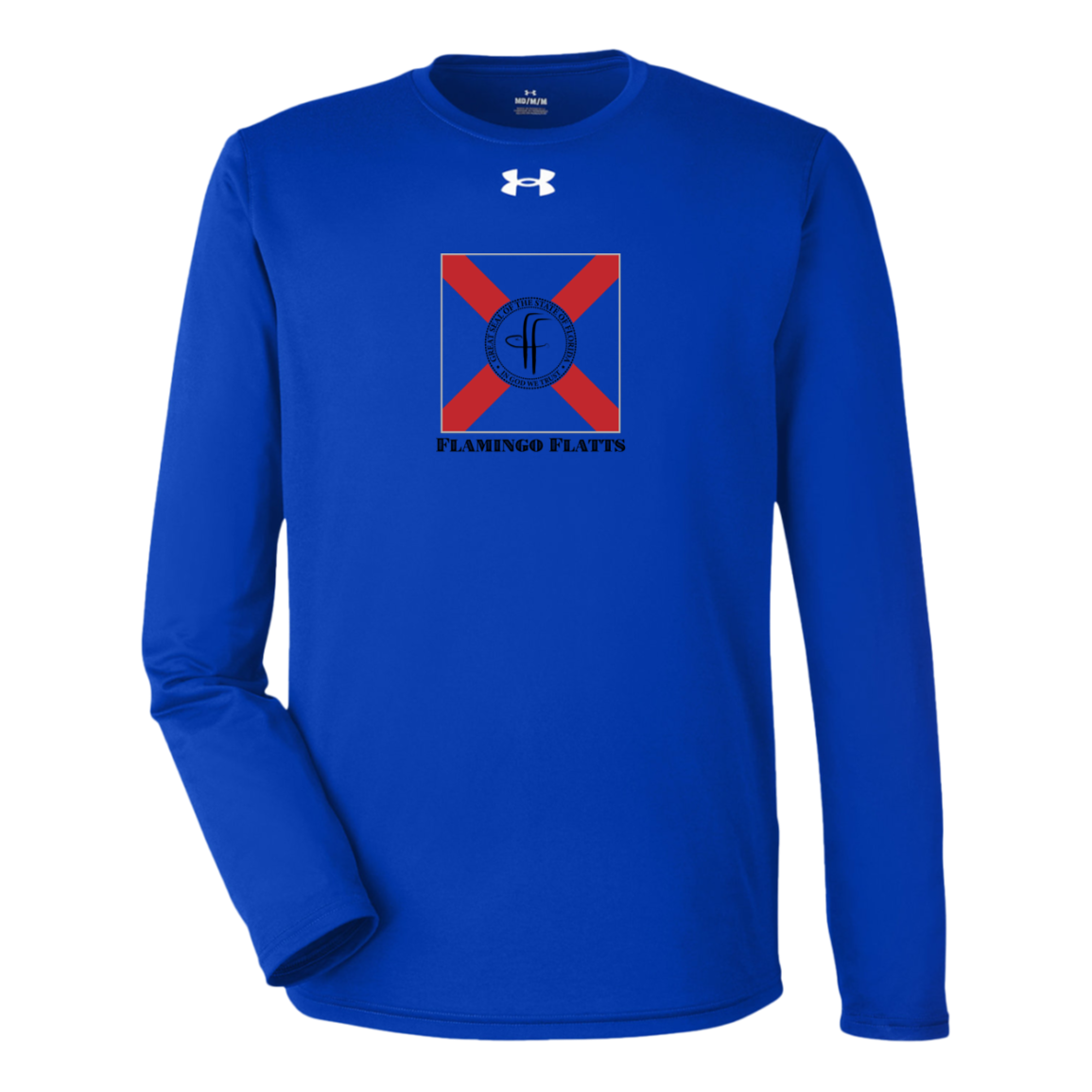 1376843 Under Armour Team Flamingo Flatts Flag Tech Long Sleeve Tee