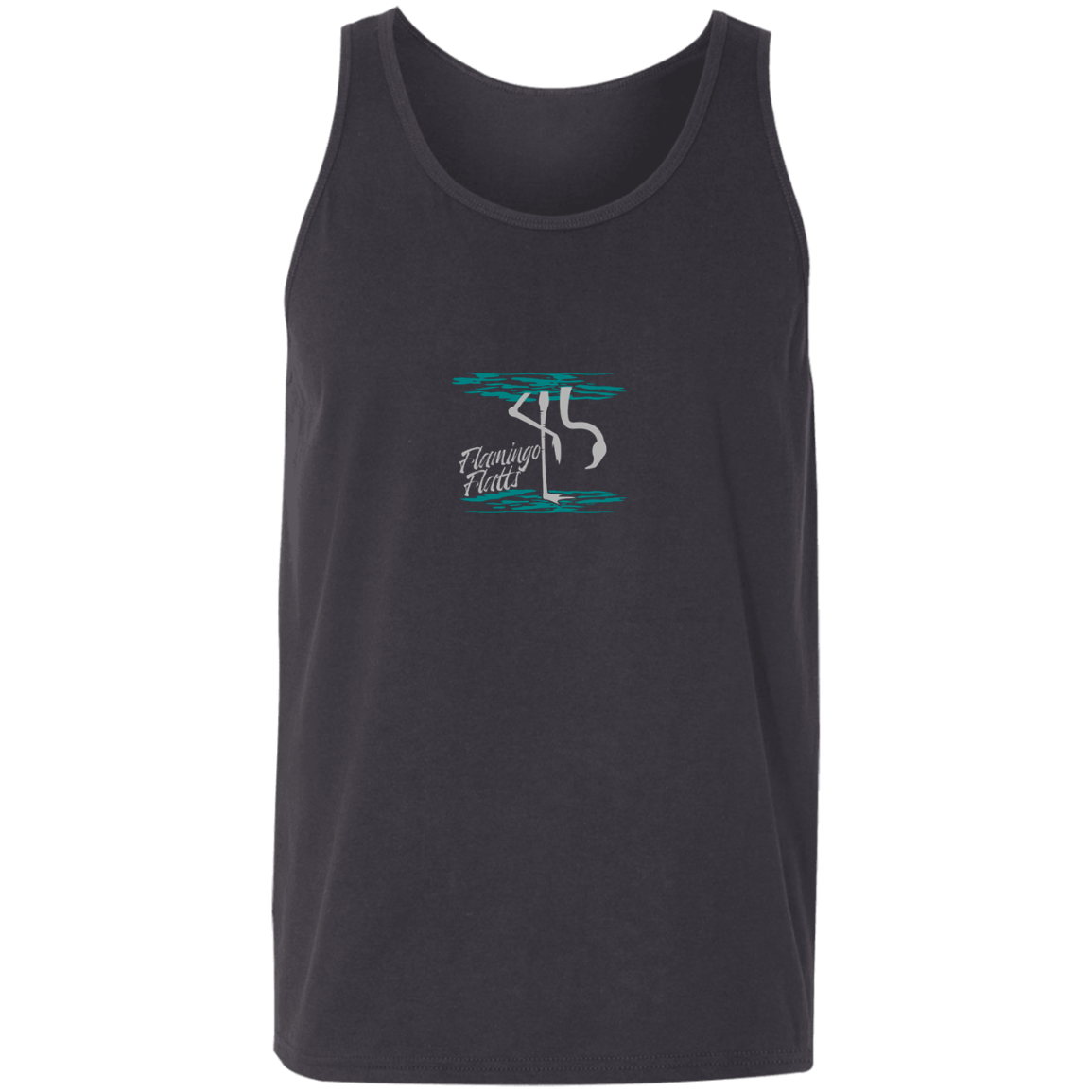 3480 Men's Flamingo Water Silhouette Tank