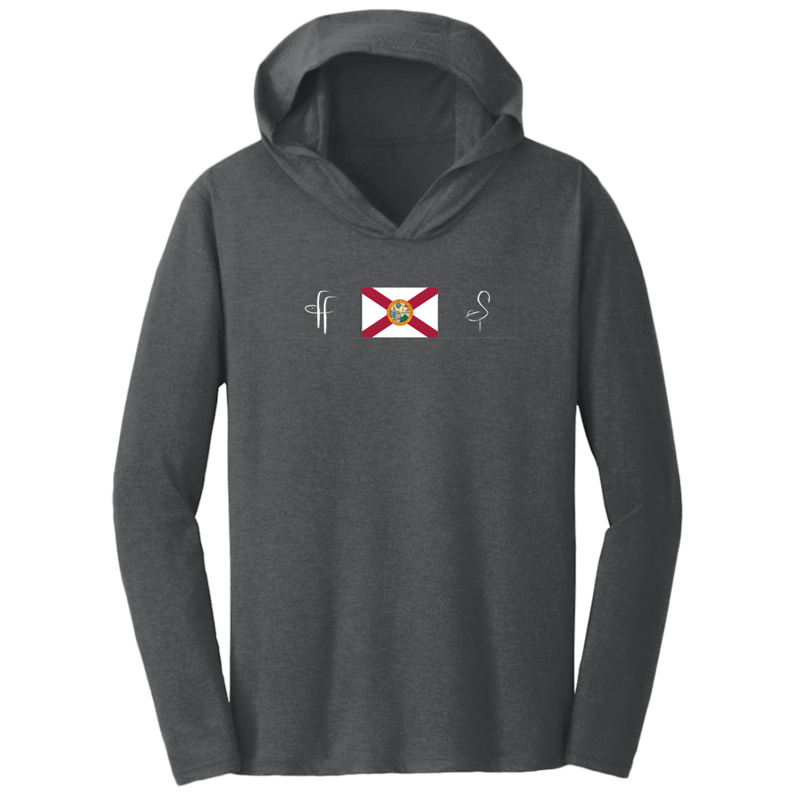 DM139 Triblend FF/Flamingo Florida Flag T-Shirt Hoodie