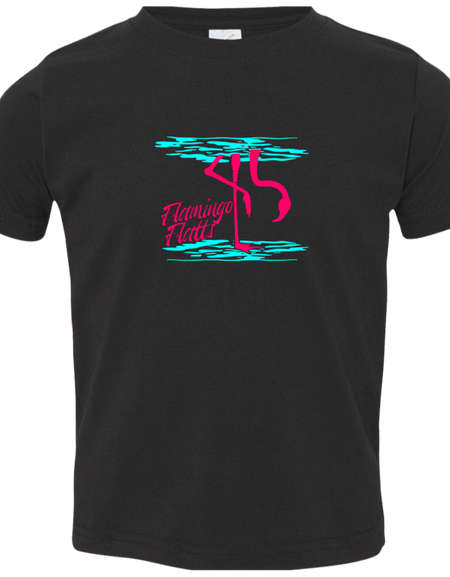 3321 Toddler Flamingo Shirt Water Silhouette