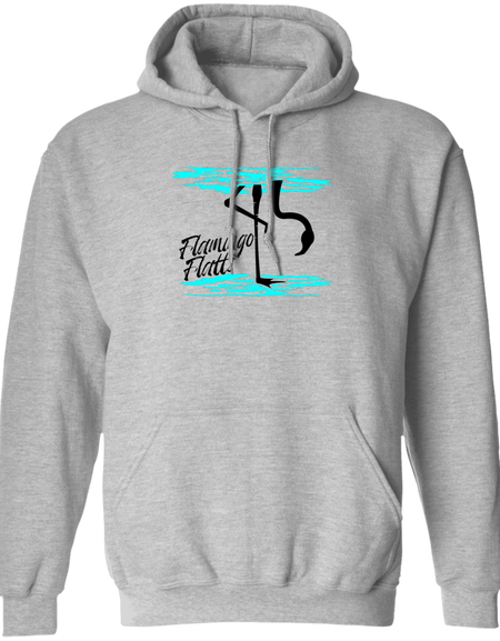 G185 Men's Pullover Hoodie Flamingo Water Silhouette