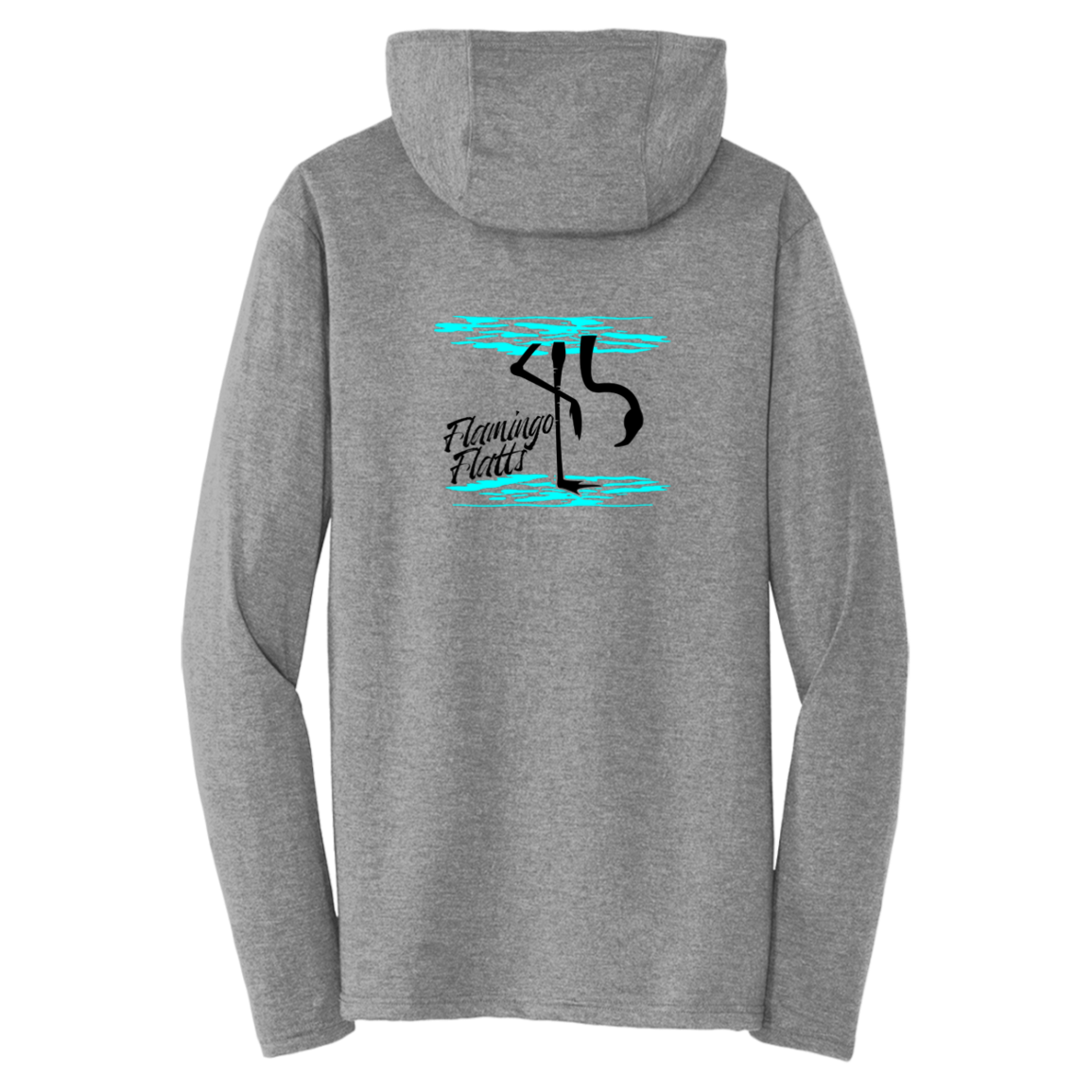 DM139 Flamingo Flatts/Water Silhouetts Triblend T-Shirt Hoodie