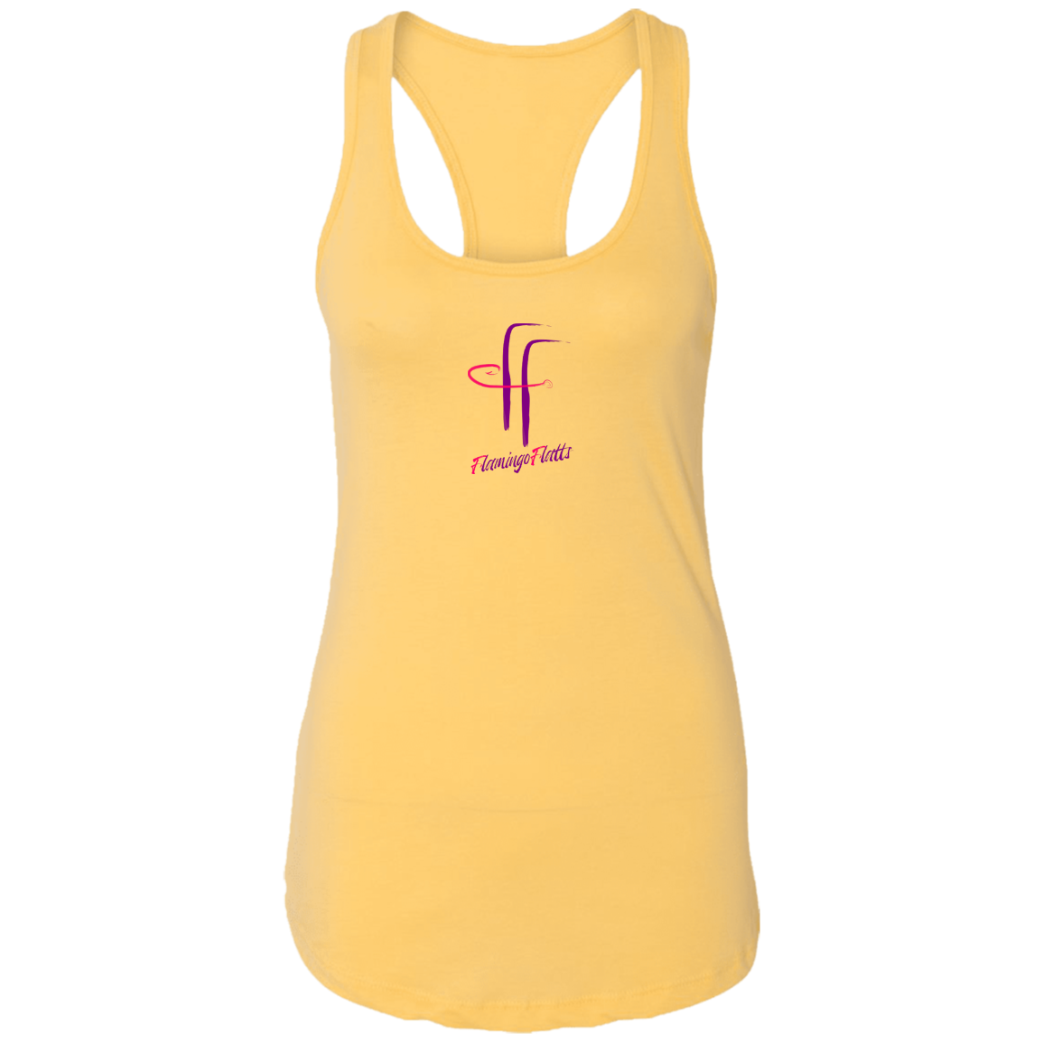 NL1533 Ladies Flamingo Ideal Racerback Tank Flamingo Flatts Hook