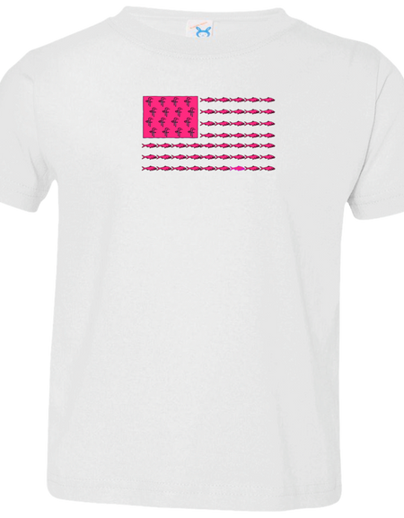 3321 Toddler Flamingo Flatts/Fish Flag Jersey T-Shirt