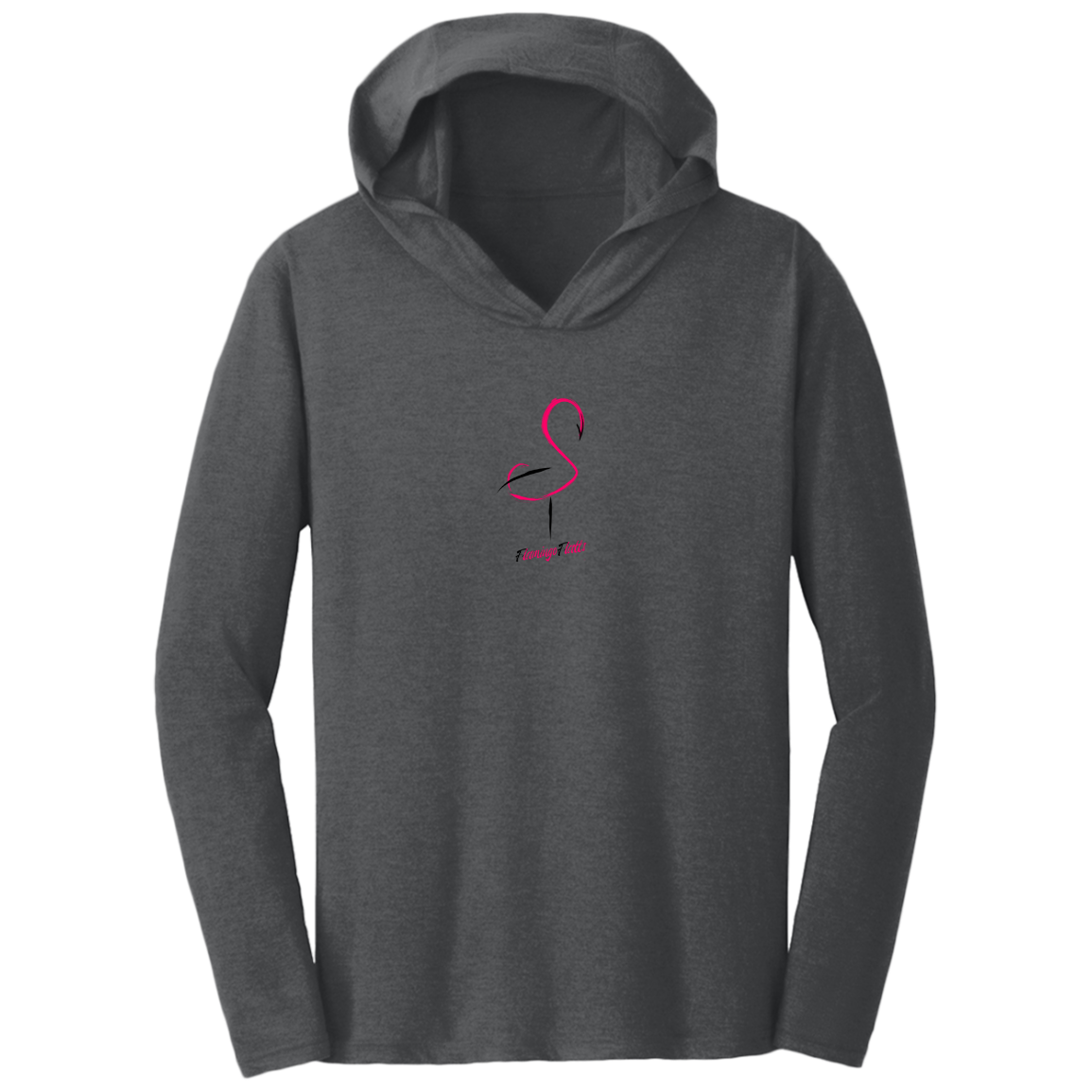 DM139 Flamingo/Water Silhouette Triblend T-Shirt Hoodie